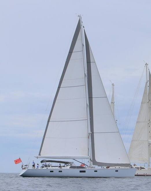 Super yacht sails